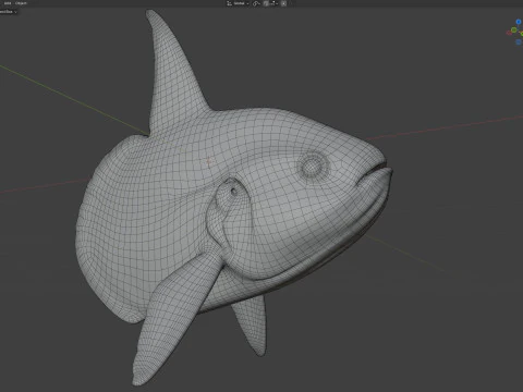 Sunfish MolaMola 3D Model