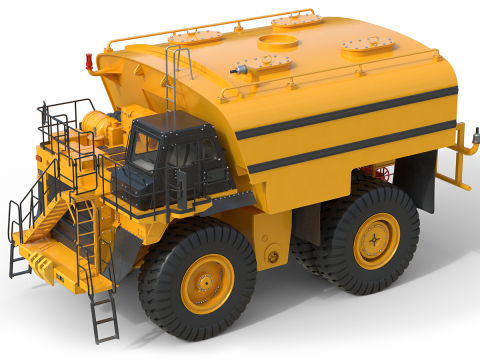 CAT 785D 給水トラック タンカー 3Dモデル