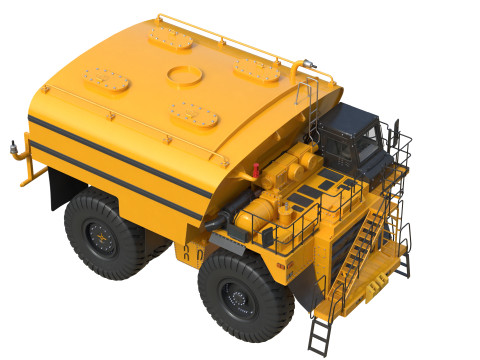 Caminh&atilde;o-tanque de &aacute;gua CAT 785D Modelo 3D