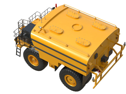 Caminh&atilde;o-tanque de &aacute;gua CAT 785D Modelo 3D