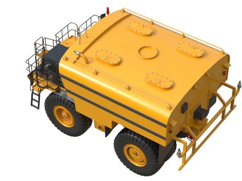 Cisterna per camion d'acqua CAT 785D Modello 3D