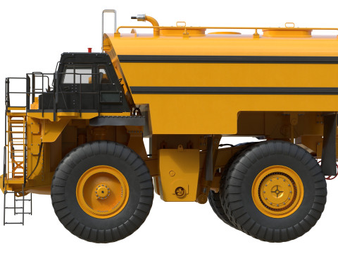 Caminh&atilde;o-tanque de &aacute;gua CAT 785D Modelo 3D