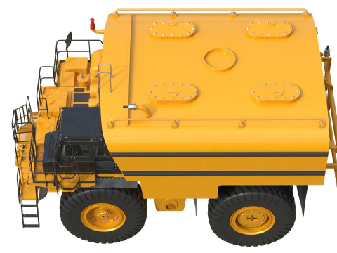 Cisterna per camion d'acqua CAT 785D Modello 3D