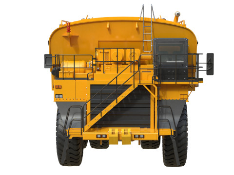 Caminh&atilde;o-tanque de &aacute;gua CAT 785D Modelo 3D