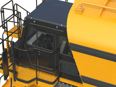 Cisterna per camion d'acqua CAT 785D Modello 3D