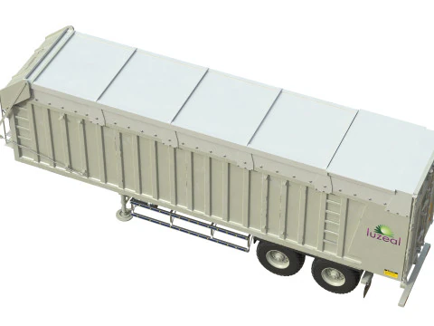 Rimorchio della mietitrice CMC Modello 3D