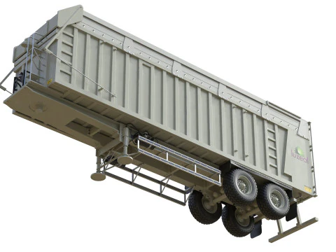 Rimorchio della mietitrice CMC Modello 3D