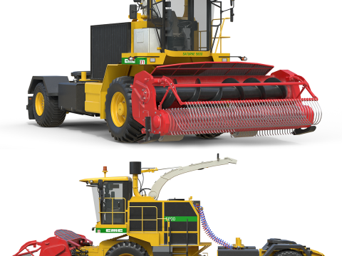 CMC サターン 5800 フォーレージハーベスター 3Dモデル