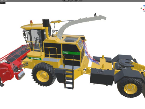 Trinciacaricatrice CMC Saturn 5800 Modello 3D