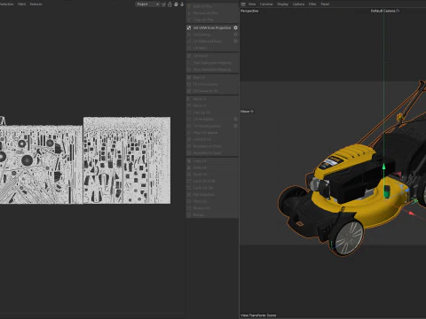 Rasaerba Cub Cadet da 21 pollici Modello 3D