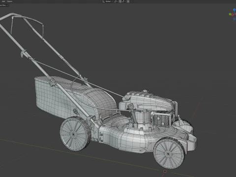 Rasaerba Cub Cadet da 21 pollici Modello 3D
