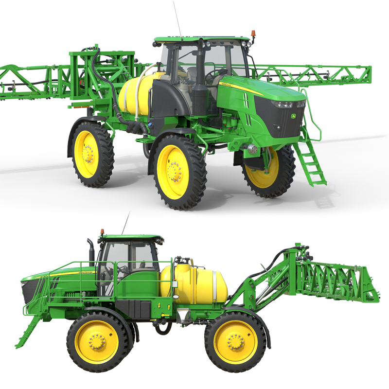 John Deere R40 Self-Propelled Sprayer 3D Model .c4d .max .obj .3ds .fbx .stl .blend 