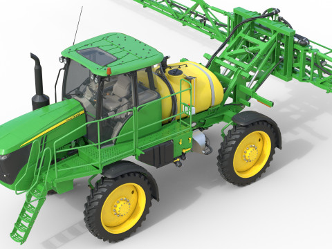 John Deere R40 Self-Propelled Sprayer 3D Model