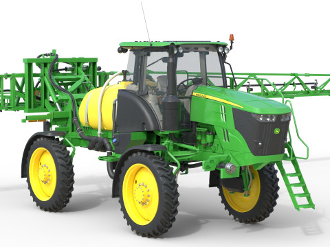 John Deere R40 Self-Propelled Sprayer 3D Model