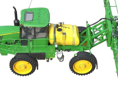 John Deere R40 Self-Propelled Sprayer 3D Model