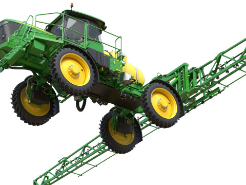 John Deere R40 Self-Propelled Sprayer 3D Model