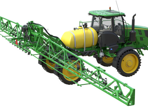 John Deere R40 Self-Propelled Sprayer 3D Model