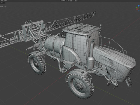 John Deere R40 Self-Propelled Sprayer 3D Model