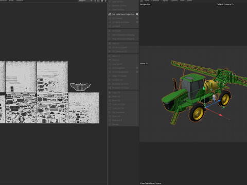 John Deere R40 Self-Propelled Sprayer 3D Model