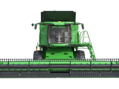 Mietitrebbiatrice per cereali John Deere T6 Modello 3D