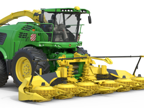 Trince semoventi John Deree 9000 Modello 3D