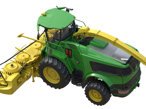 Trince semoventi John Deree 9000 Modello 3D