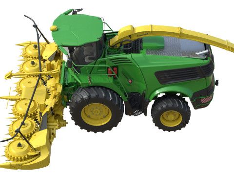 Trince semoventi John Deree 9000 Modello 3D