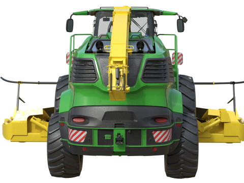 Trince semoventi John Deree 9000 Modello 3D