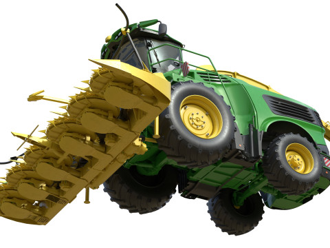 Trince semoventi John Deree 9000 Modello 3D