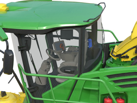 Trince semoventi John Deree 9000 Modello 3D