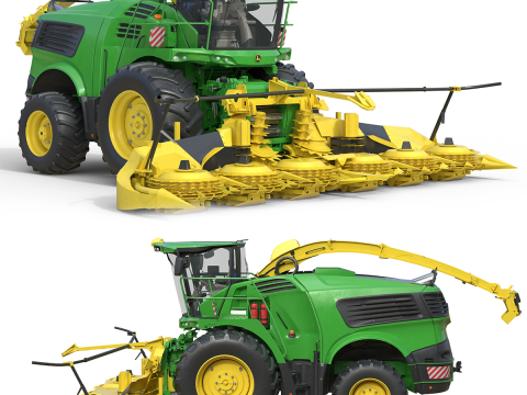 Trince semoventi John Deree 9000 Modello 3D