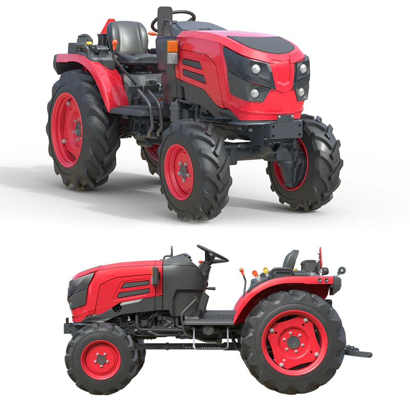 Trattore Mahindra Oja Modello 3D .c4d .max .obj .3ds .fbx .stl .blend 