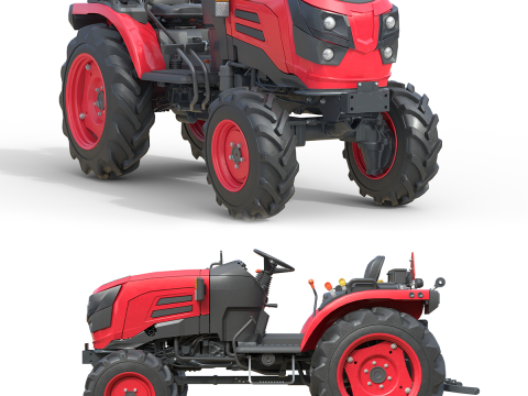 马恒达奥哈拖拉机 3D 模型