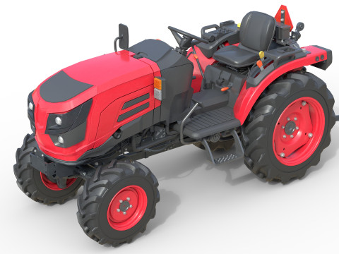 Traktor Mahindra Oja Model 3D