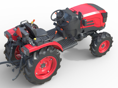 Traktor Mahindra Oja Model 3D