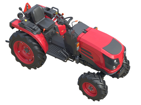 Traktor Mahindra Oja Model 3D