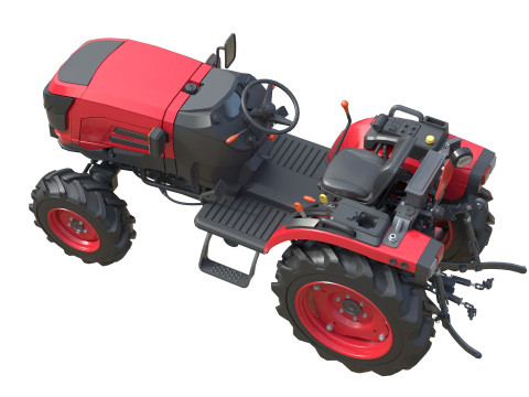 Traktor Mahindra Oja Model 3D