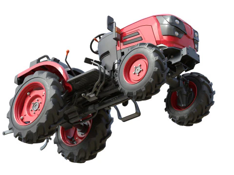 Trattore Mahindra Oja Modello 3D