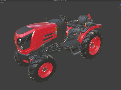 Trattore Mahindra Oja Modello 3D