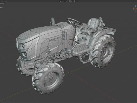 Trattore Mahindra Oja Modello 3D