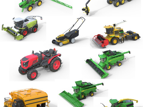 农用车合集 v4 3D 模型