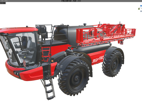 Agrifac Condor Crop Sprayer 3D Model