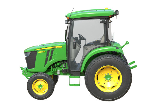 John Deere 4075R Kompakt Ticari Trakt&ouml;r 3D Model