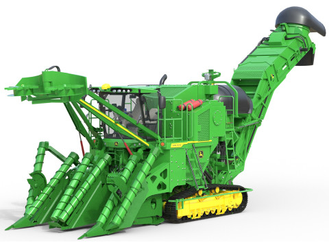 Colheitadeira de cana-de-a&ccedil;&uacute;car John Deere CH950 Modelo 3D