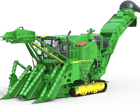 Raccoglitrice per canna da zucchero John Deere CH950 Modello 3D