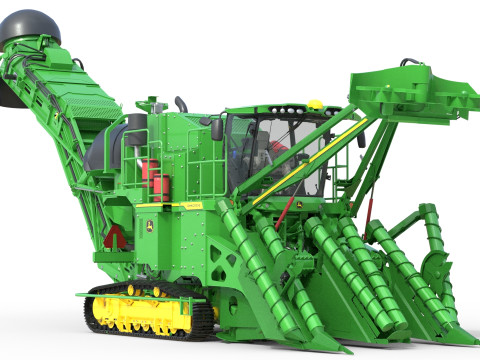 Raccoglitrice per canna da zucchero John Deere CH950 Modello 3D