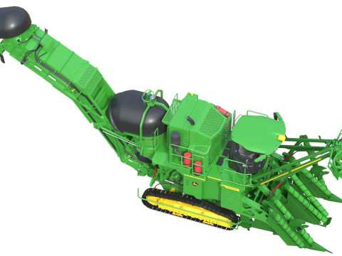 Raccoglitrice per canna da zucchero John Deere CH950 Modello 3D