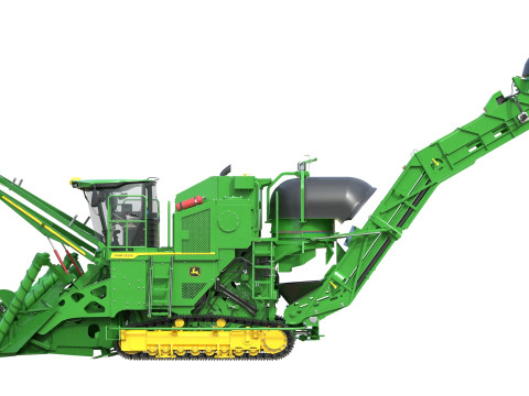 Raccoglitrice per canna da zucchero John Deere CH950 Modello 3D