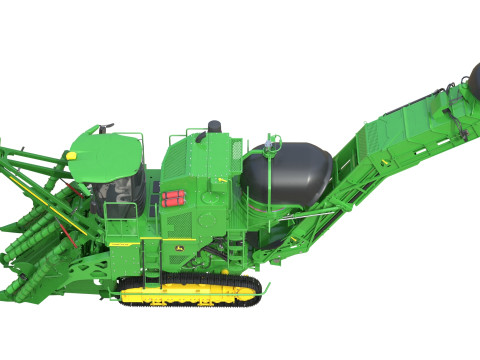 Raccoglitrice per canna da zucchero John Deere CH950 Modello 3D