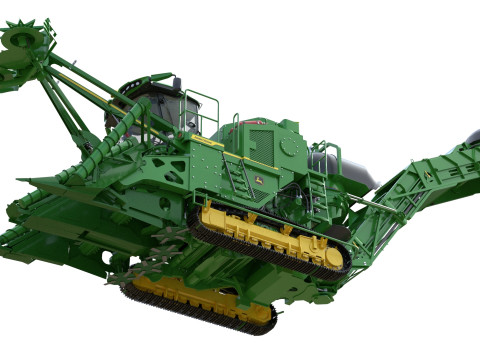 Raccoglitrice per canna da zucchero John Deere CH950 Modello 3D